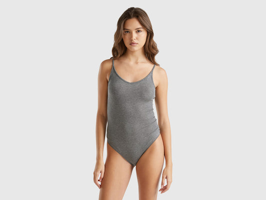 Body Suit in Viscose | Grigio | Donne| https://ib-li.com